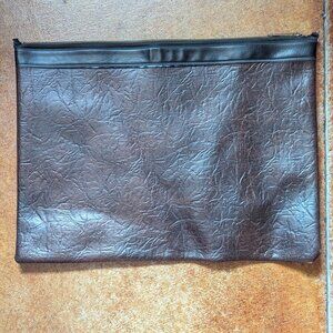 Vintage 1960's Zipper Bag Document Centre Market Place New York Vinyl
